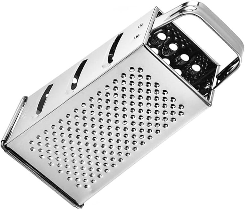 4 Sided Stainless Steel Box Grater for Cheese Vegetable Shredder Slicer Kitchen Multipurpose Tool - Image 1